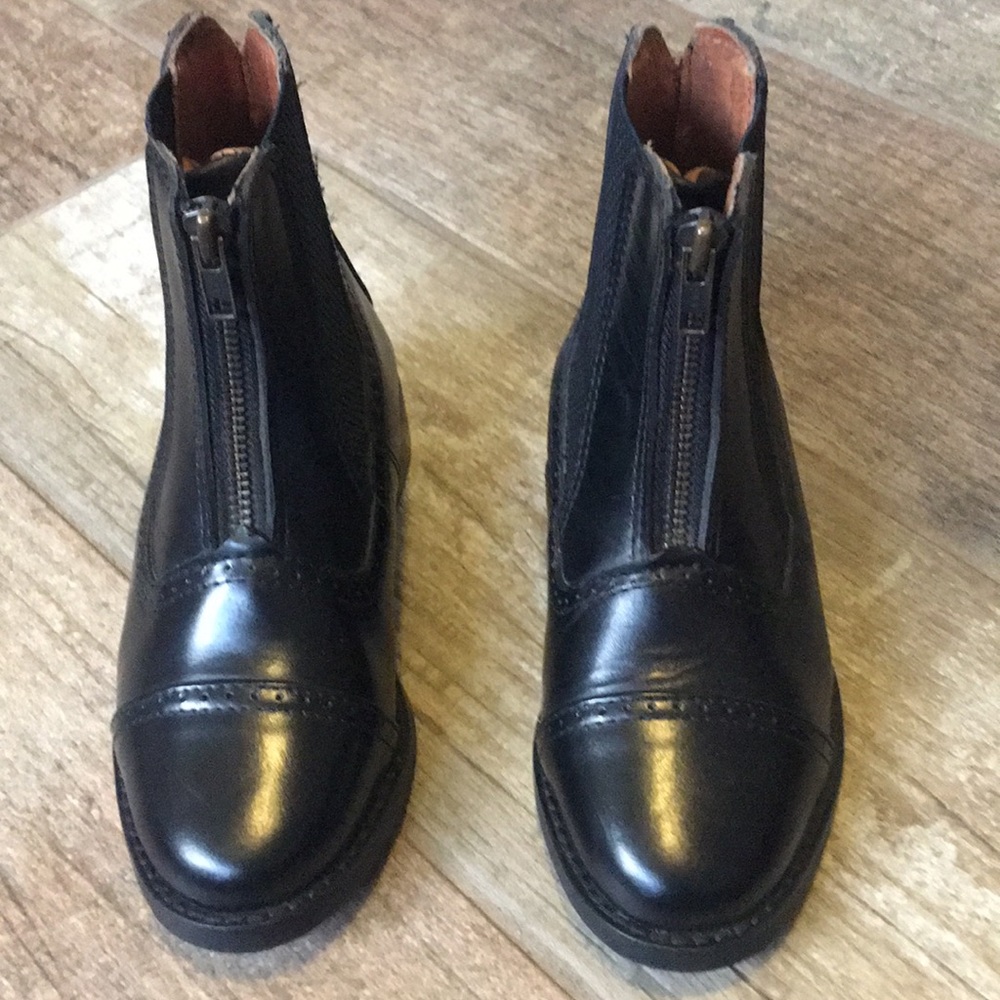 Ovation black leather riding boots